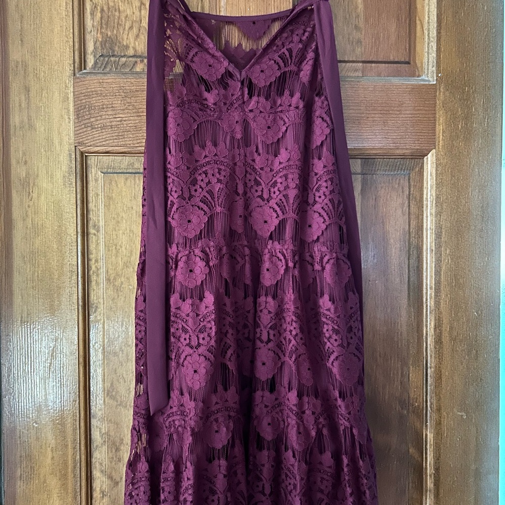 Burgedy dress